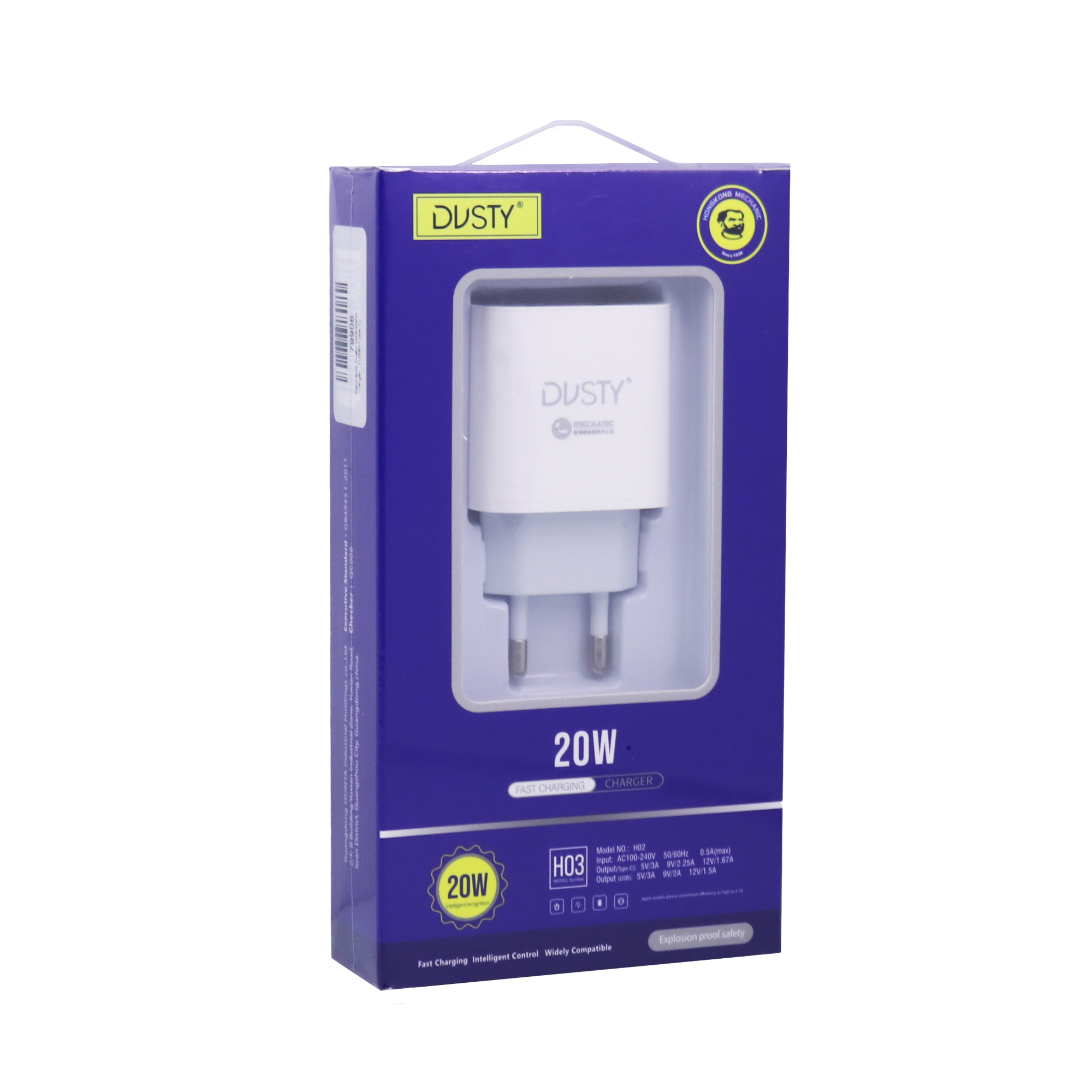 Mechanic Dusty H03(20W) charger (USB+Type-C) 